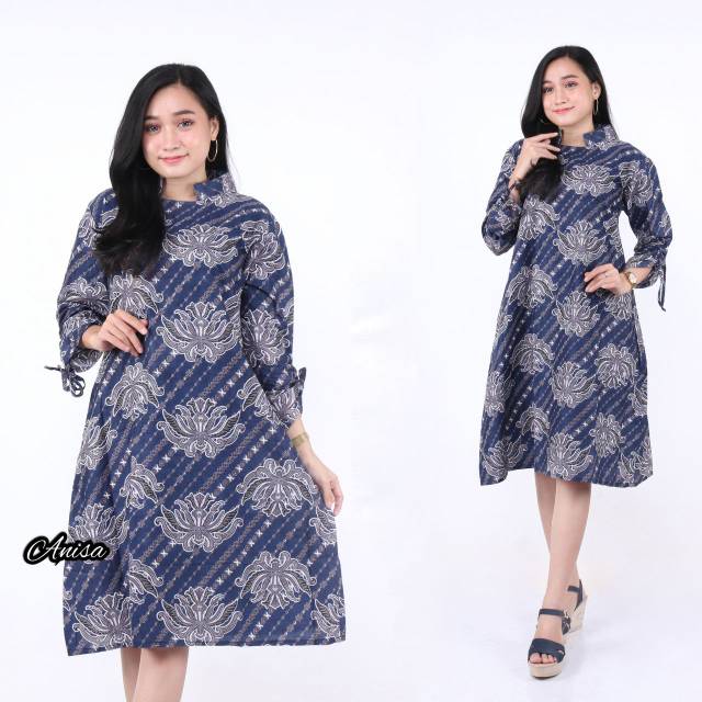 TUNIK BATIK KEMBANG ,ATASAN BATIK