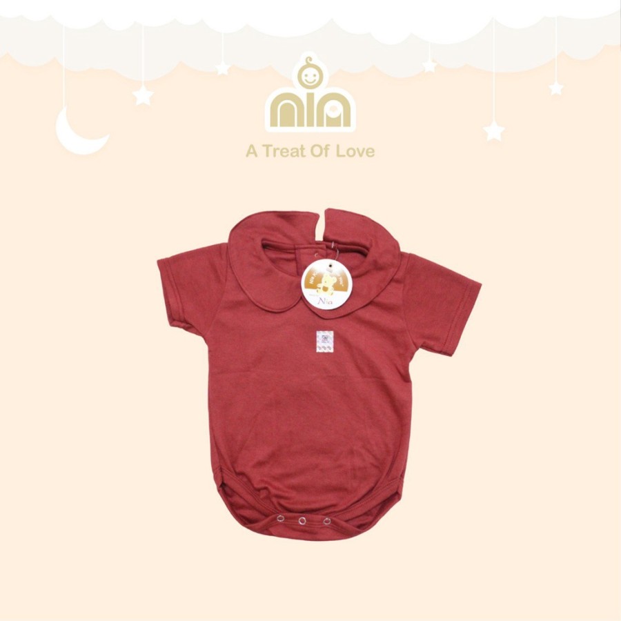 NIA Jumper Bayi Perempuan Warna Polos Premium Merk Nia 0-3 Bulan