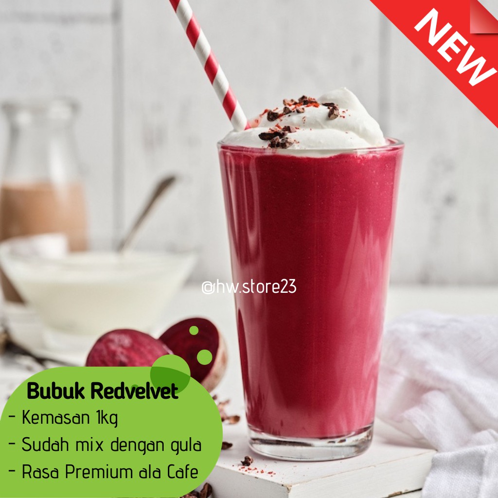 

[1Kg] Bubuk Minuman Redvelvet / Powder Drink / Milkshake / Redvelvet Powder Drink