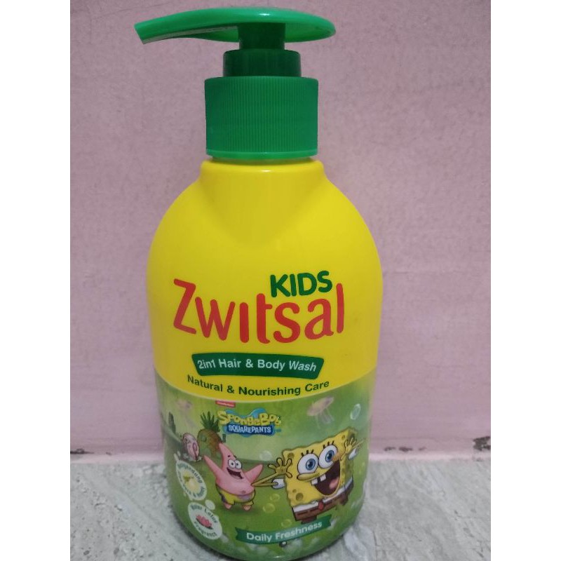 Zwitsal Kids Bath 2 in 1 hair  and body, bubble bath 280ml