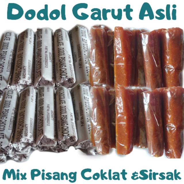 

Dodol Garut 500 gr Mix Pisang Coklat dan Sirsak Cemilan Manis Camilan Khas Unik Asli Makanan Oleh