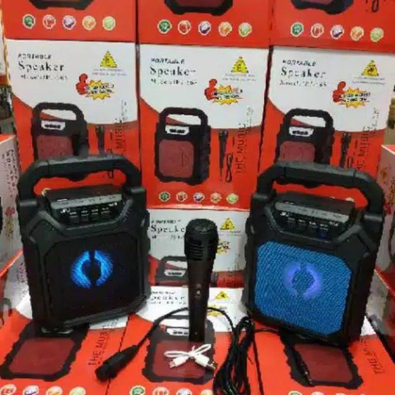 SPEAKER Bluetooth Portable JPJ-668 MIC KARAOKE