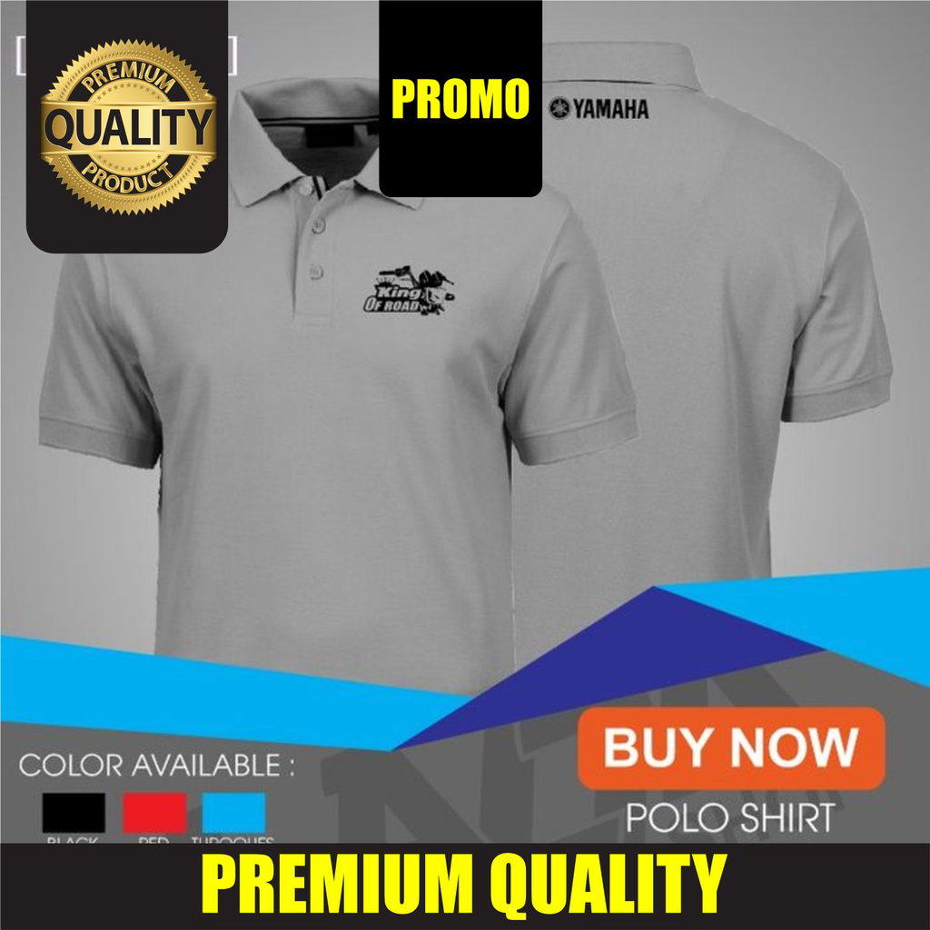 SALE  Poloshirt / Polo Kaos Motor Yamaha Rx king King Of Road Best Quality Kaos T-shirt T Shirt Ba
