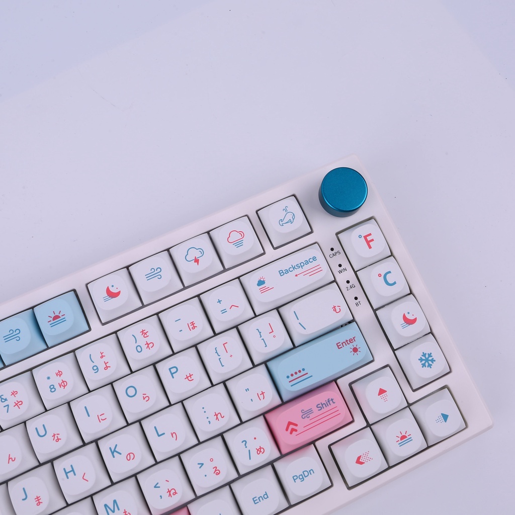 Weather Keycaps PBT Material Japanese 132Key MA Outline Compatible with RK60/70/80/100/108 Mechanical Keyboard Keycap