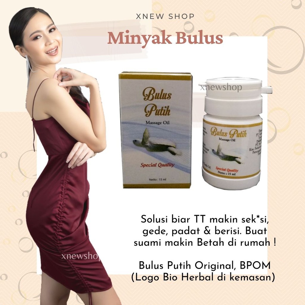 Minyak Bulus Putih Original BPOM Pembesar Payudara, Asli Oil Original, Herbal, Pembesar Penis