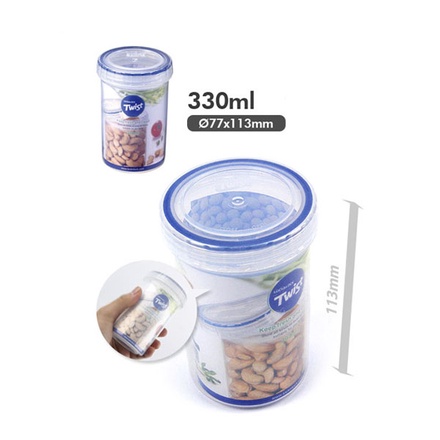 LLS 113 ROUND FOOD CONTAINER 330ML LOCK&amp;LOCK