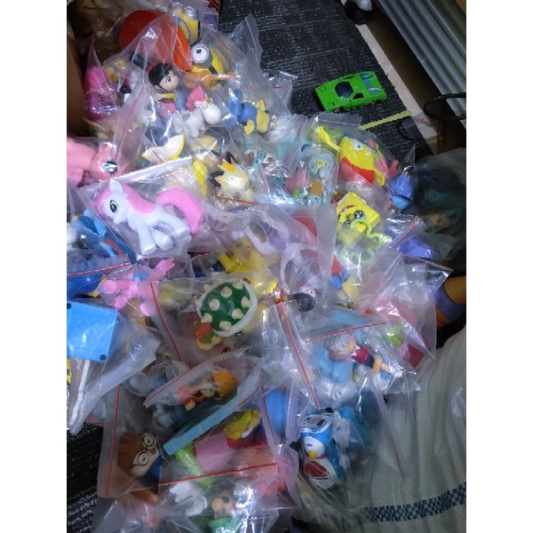 Mainan Action Figure McD McDonald's Happy Meal KFC Bekas dan Bersih Perkarung 500pcs mainan