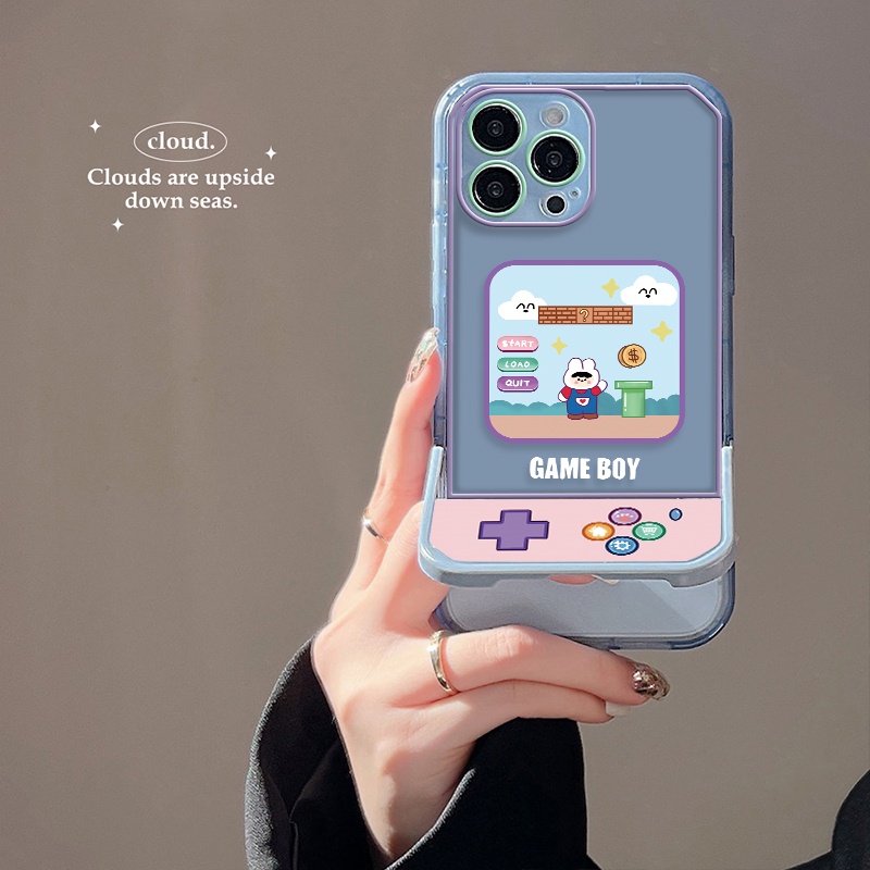 Soft Case Silikon Tpu Transparan Motif Kelinci Untuk Iphone 11 12 13 Pro MAX 7 8 Plus XR X 6 6s Plus SE 2020 XS MAX