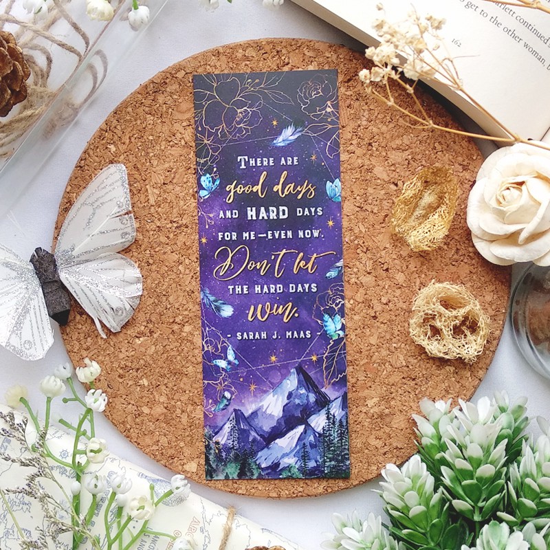 

Good days - Sarah J. Maas - bookmark / postcard / print