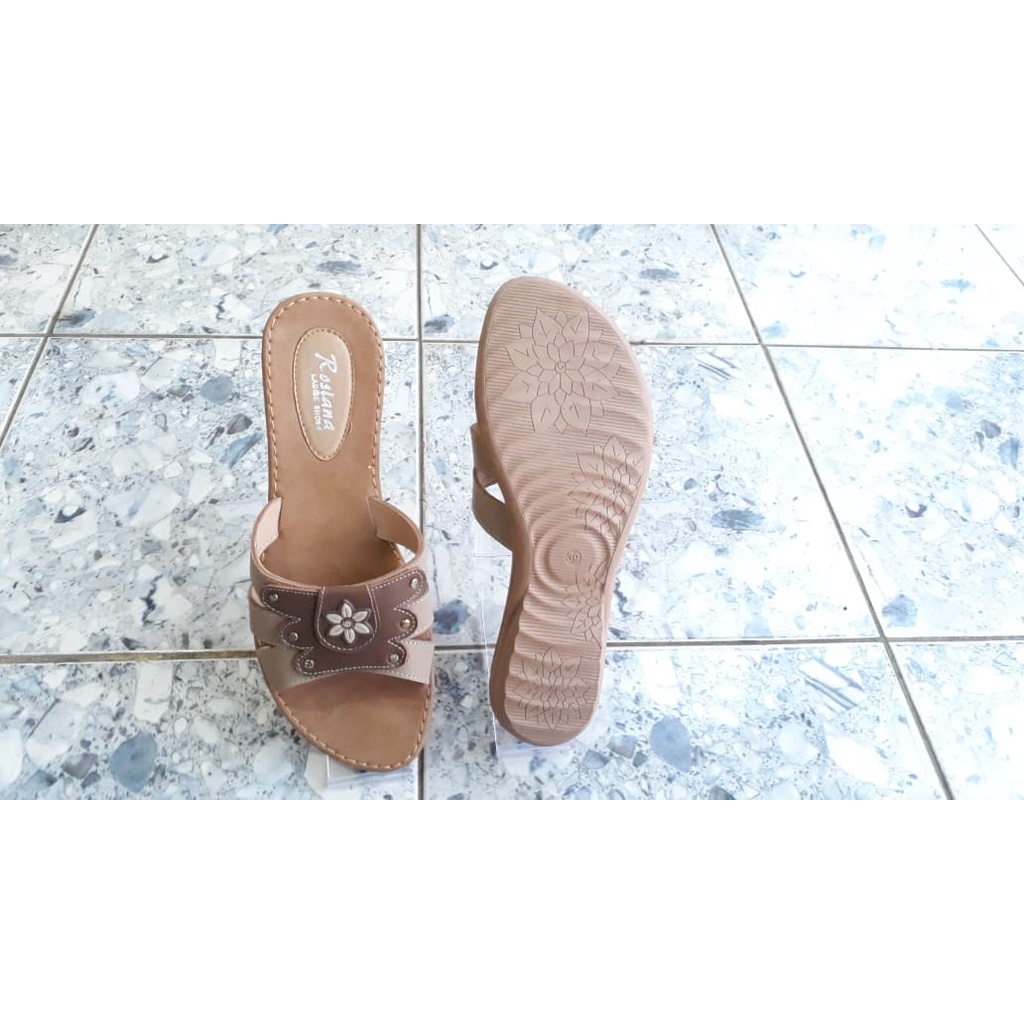 Sandal Kulit Asli Premium Sandal Selop Wanita KL30