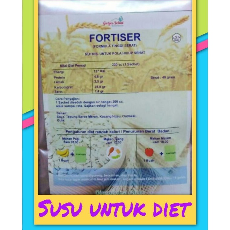 

Fortiser Formula Tinggi Serat 500gr