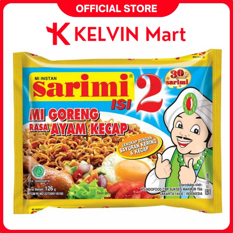 

Sarimi Mie Goreng Isi Dua Rasa Ayam Kecap Pck 126g | KELVIN Mart