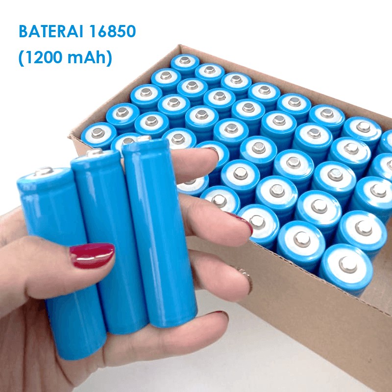 Youngpro Baterai VTC 18650  Battery Batre Senter Lampu Solar Kipas  Portable Daya 1200mAh