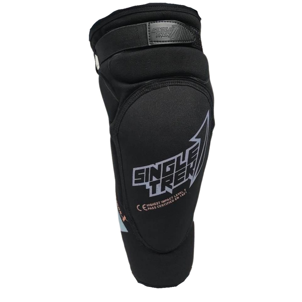 Knee Protector dengkul Singletrek1 Carbon KPC Biru Muda