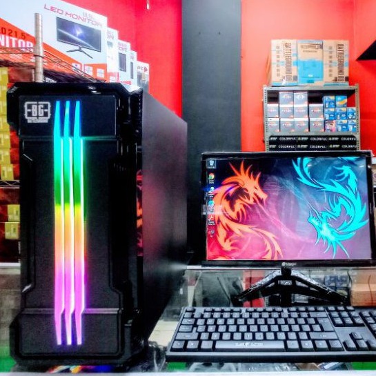 Pc gaming core i5 3470 Ram 8 gb Vga 2 Gb ddr5 LED 19