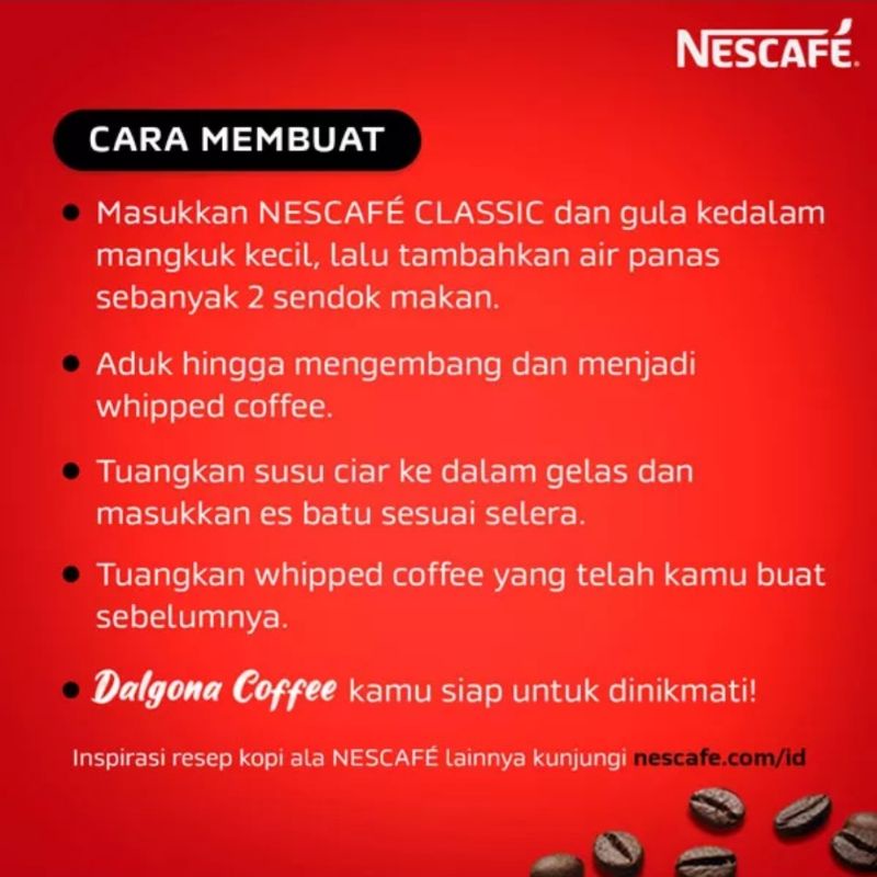 Nescafe Classic bag 45 gr, 90 gr &amp; jar 100 gr