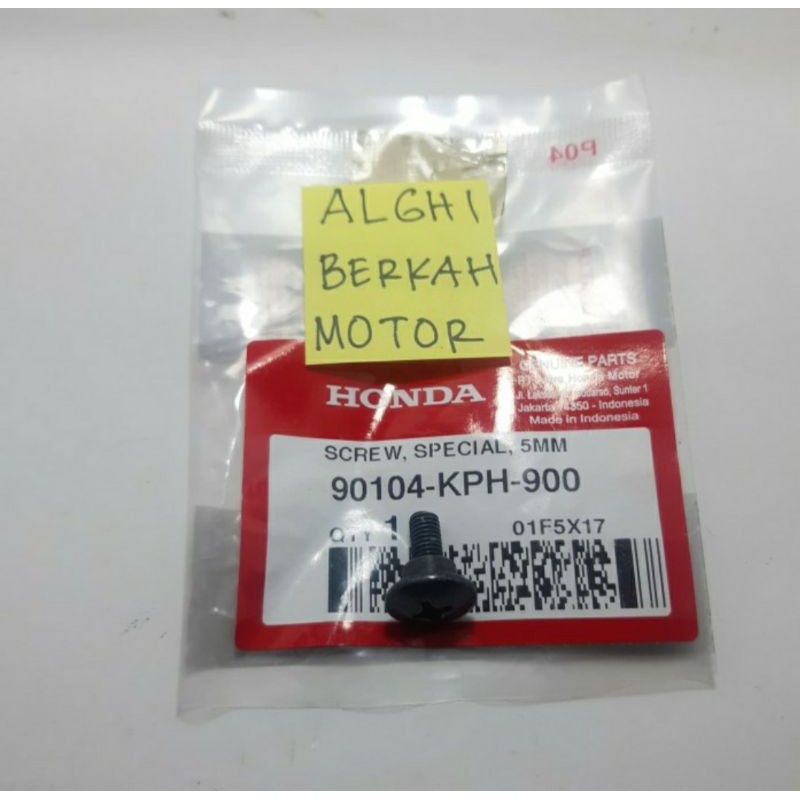 Baut Body Original Honda Screw Special 5mm 90104-KPH-900