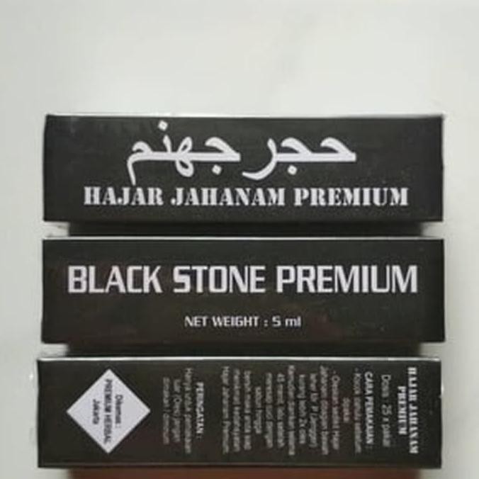 (READY COD) Hajar-Jahanam Premium Black-Stone Premium Obat Oles Premium TERBARU