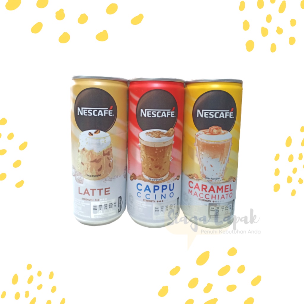 

Nescafe Kopi Kaleng Cappucinno - Caramel Macchiato - Latte 220ml