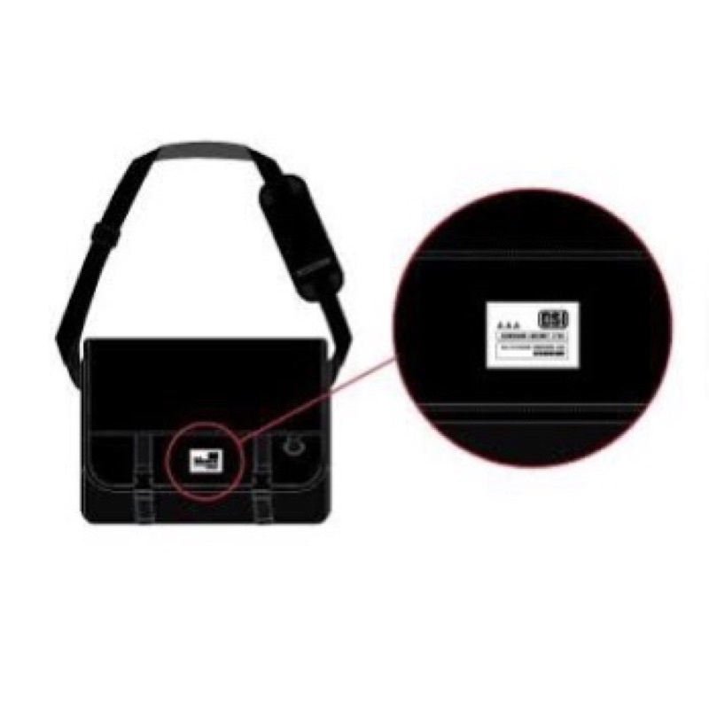 [Ready Stock] ITZY Codename Secret ITZY CSI Goods Messenger Bag