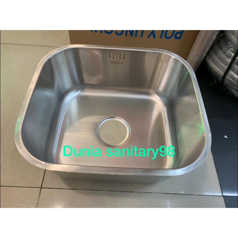 ORIGINAL Kitchem sink ONAN UNDERMOUNT Stainless Sus 304 bak cuci piring