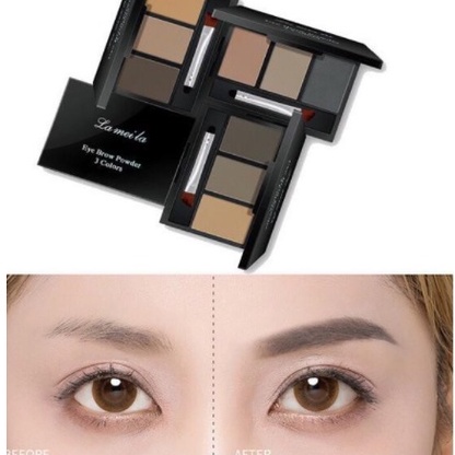 LAMEILA 3 Color Eyebrow Powder DJ 3605