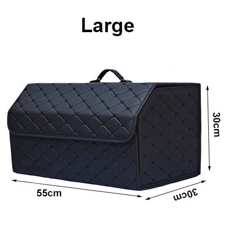 GS8 Tas Organizer Bagasi Size L Tas Box Belakang Mobil Car Storage Collapsible Container Box CP9 Kotak Penyimpanan Car Boot/ Car Trunk Storage/ Tas Black