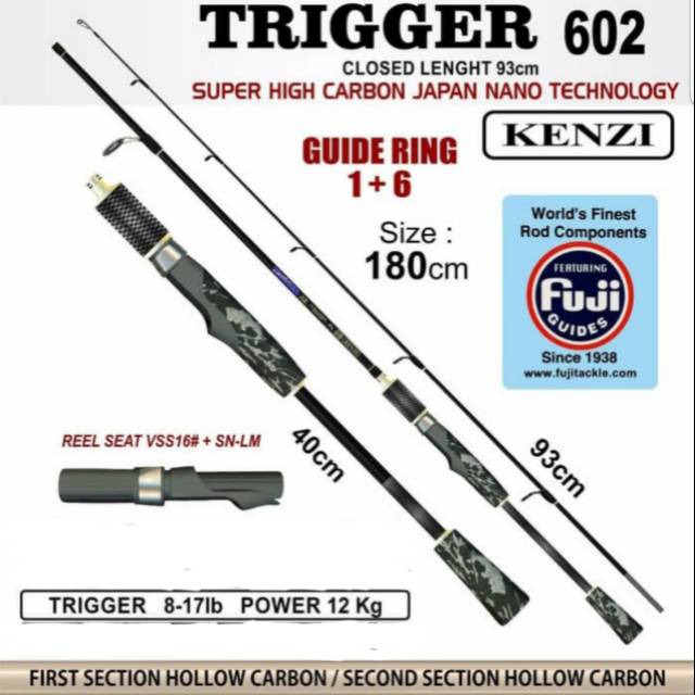 JORAN KENZI TRIGGER 602...8 - 17 LB FUJI
