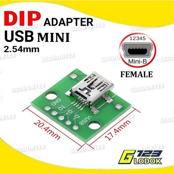 DIP Adapter USB Micro Mini Female Male Converter PCB 2.54mm Type A B C.