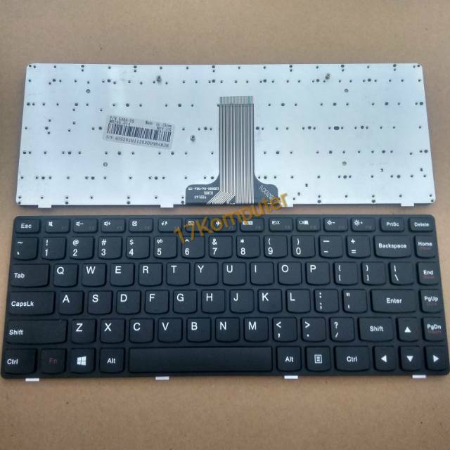 Keyboard Laptop Lenovo G405 AMD G400 AMD hitam