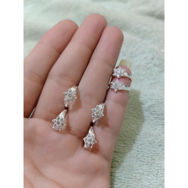 CINCIN ANAK PERAK 925 LAPIS MAS PUTIH