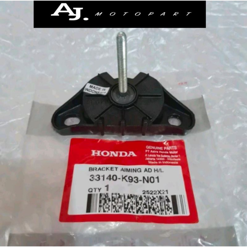 33140 k93 N01 bracket baut setelan lampu depan scoopy esp k93 asli honda