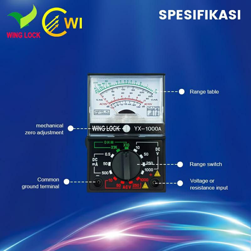 TESTER , MULTI TESTER YX-1000A, MT-361 , Original Asli, Multitester ,  Alat Ukur Tes elekktronic