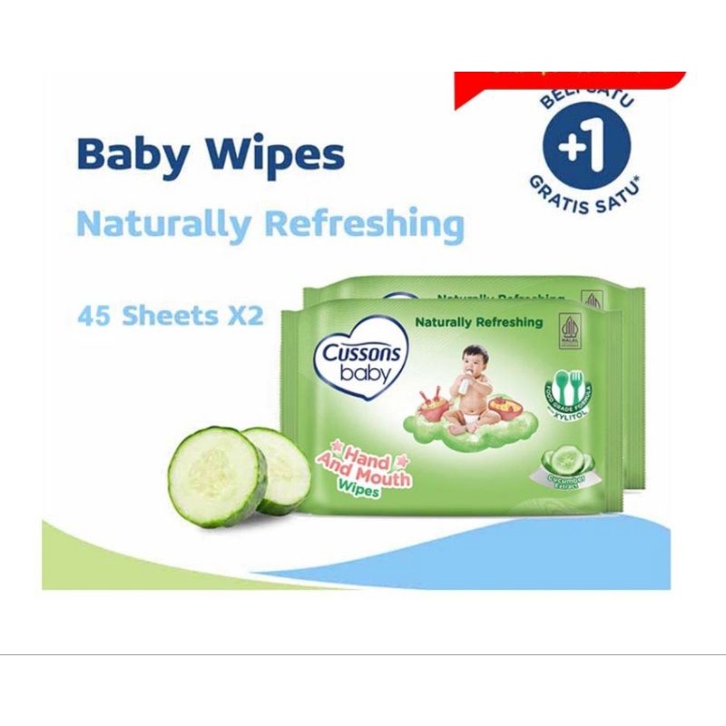 CUSSONS BABY HAND &amp; MOUTH WIPES