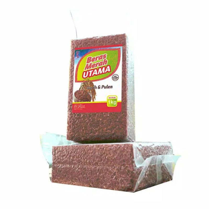 

BERAS MERAH UTAMA GURIH & PULEN UKURAN 1KG