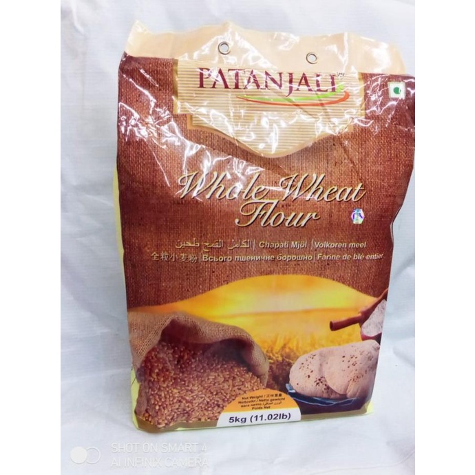 

PATANJALI WHOLE WHEAT FLOUR 5KG