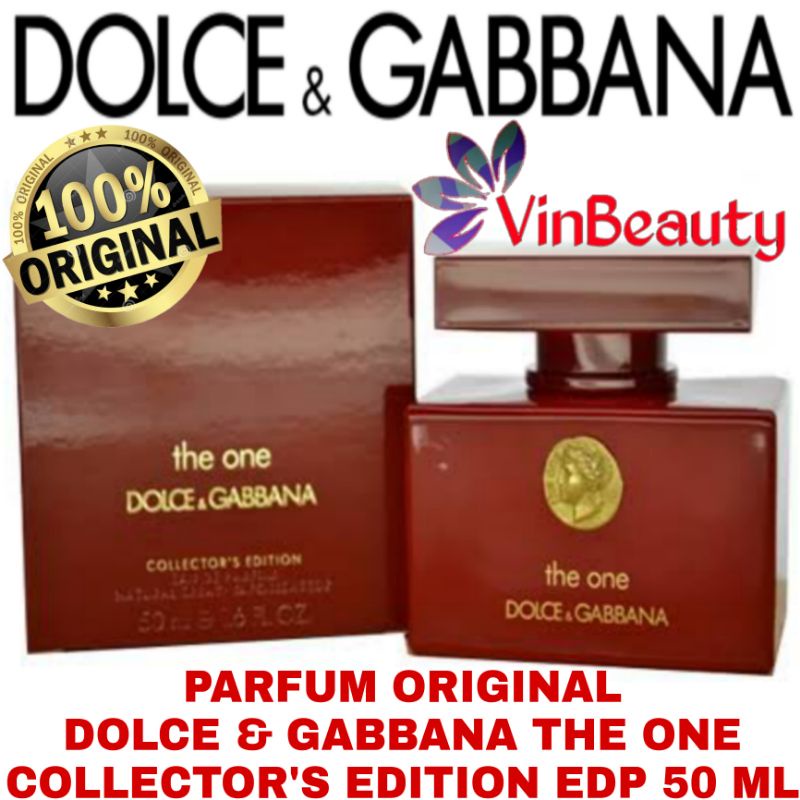 Parfum OriginaL Dolce &amp; Gabbana The One Collector's Edition EDP 50 ml Murah