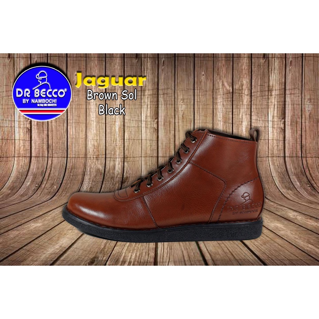 SEPATU BOOT KERJA KASUAL PRIA DR BECCO JAGUAR