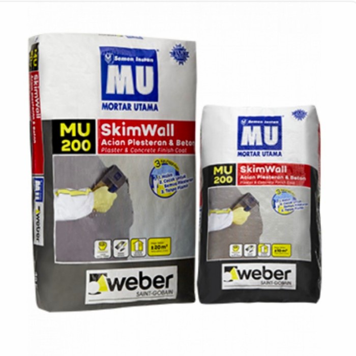 MU 200 20kg. semen untuk acian