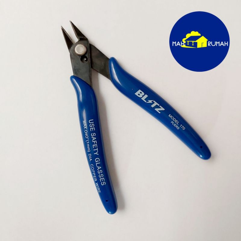 Tang Potong Knip Mini model PLATO Gunting Coil Kawat Kabel Wire Nipper - BLITZ