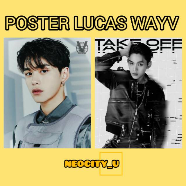 Poster Lucas WayV album Take Off