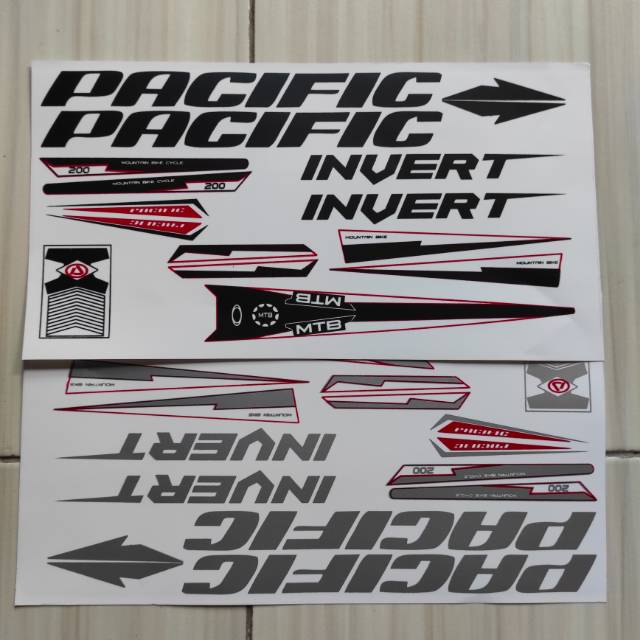 Stiker Decal Sepeda Pacific Invert Shopee Indonesia Stiker Decal Sepeda Pacific Invert Shopee Indonesia