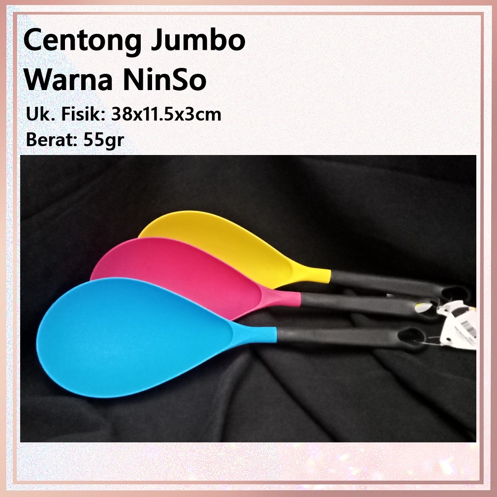 Centong/Sendok Sayur &amp; Kuah Jumbo NinSO 38cm