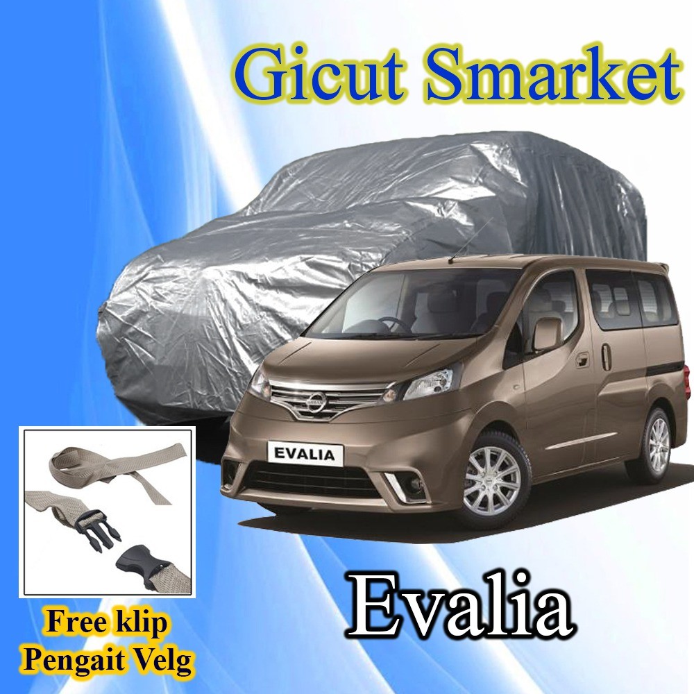 selimut sarung cover body mobil nissan evalia free pengikat ban