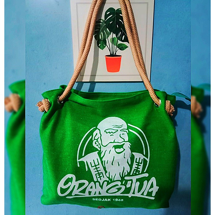 Tote Bag Cap Orang Tua