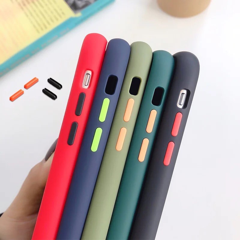IPHONE 6 6G 6S 6+ 6S+ 7 7+ 8 8+ PLUS X XS MAX XR 11 11 PRO 11 PRO MAX Case Matte Bumper Candy Hybrid Soft Hard Frosted Casing-4
