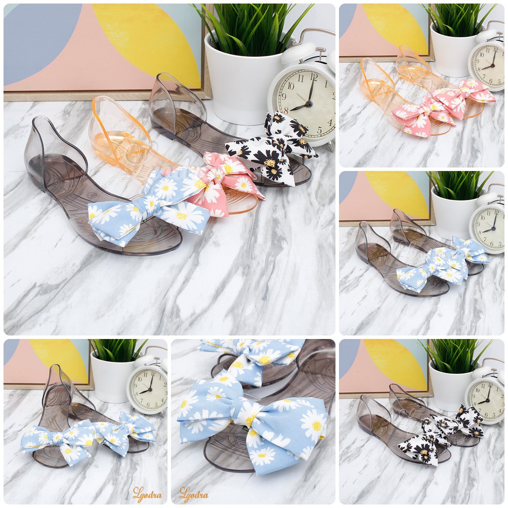 Yodra / Lyodra Mariahna Flat Jelly Shoes Import LDR211 Real Pict