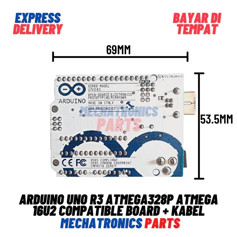 UNO R3 ATMEGA328P ATMEGA 16U2 COMPATIBLE BOARD