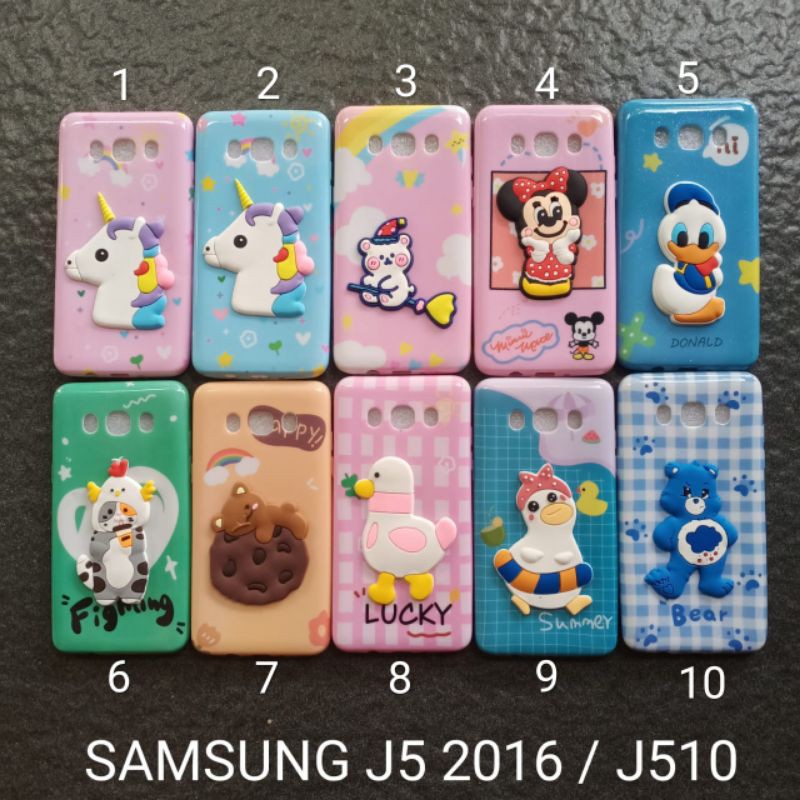 Case gambar Samsung J510 . J5 2016 motif cewek soft softcase softshell silikon cover casing kesing housing