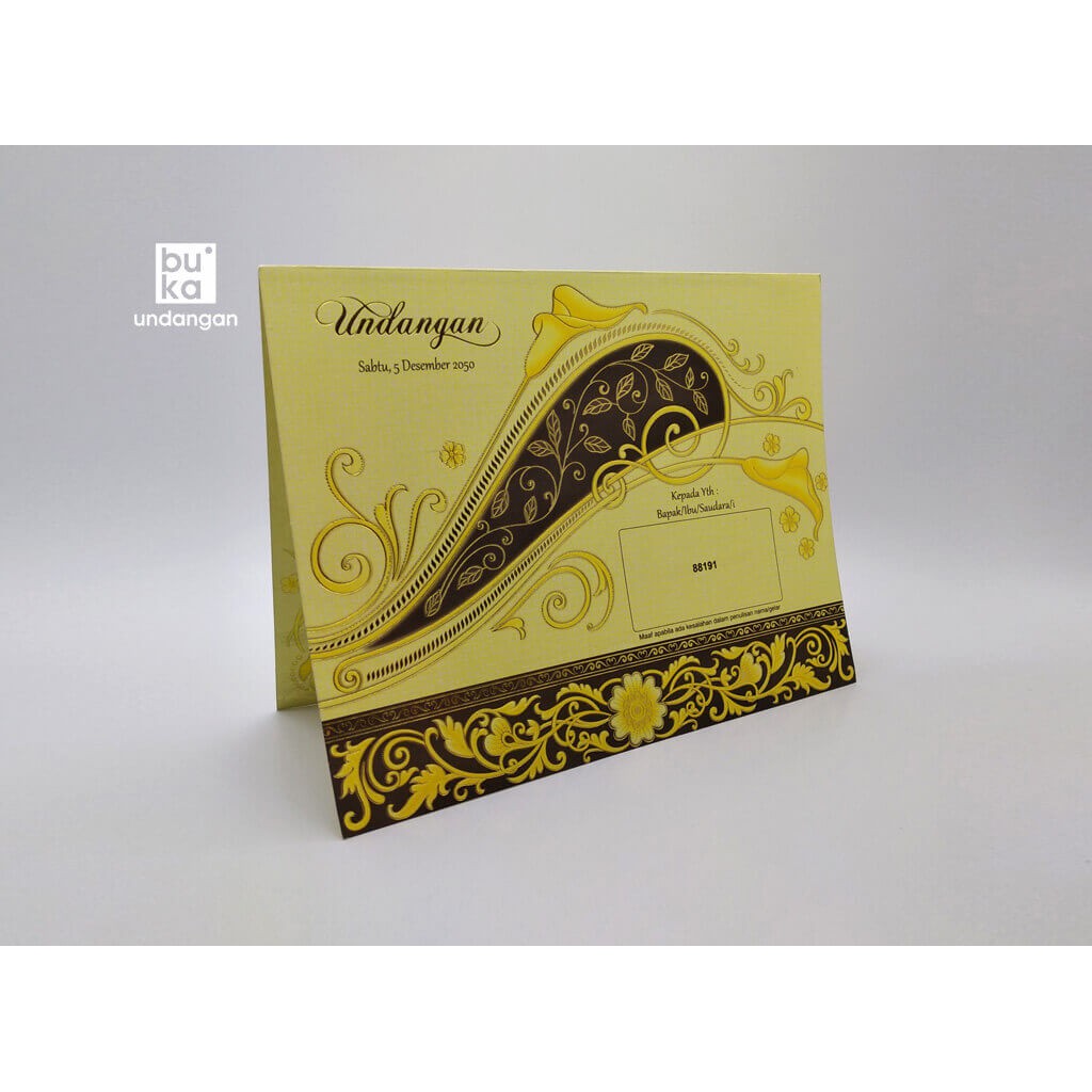 Blanko Undangan Nikah Kosongan ERBA-88191